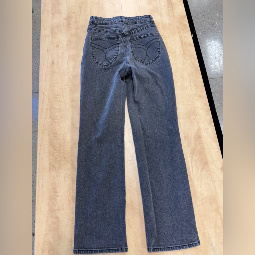 Rolla's Original High Rise Straight Jean - Black 27 - Picture 11 of 13